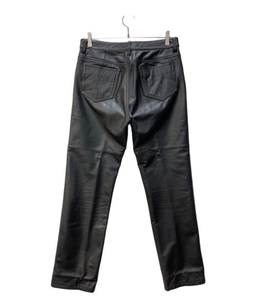 comme ca（コムサ）comme ca (コムサ) レザーパンツ ブラック サイズ:50の古着・服飾アイテム