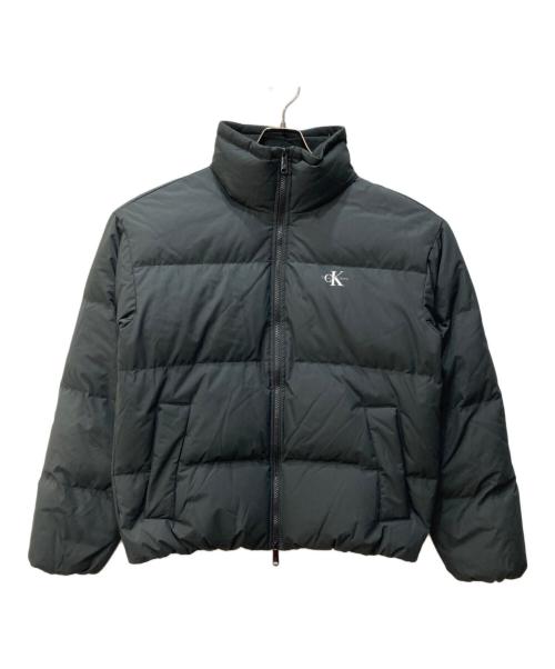 Calvin Klein（カルバンクライン）Calvin Klein (カルバンクライン) RELAXED FIT DOWN PUFFER JACKET ブラック サイズ:Sの古着・服飾アイテム