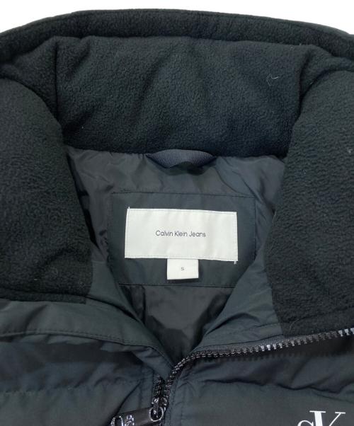 Calvin Klein（カルバンクライン）Calvin Klein (カルバンクライン) RELAXED FIT DOWN PUFFER JACKET ブラック サイズ:Sの古着・服飾アイテム