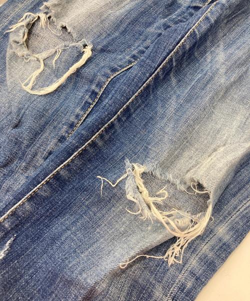 DSQUARED2（ディースクエアード）DSQUARED2 (ディースクエアード) ダメージ加工デニムパンツ インディゴ サイズ:46の古着・服飾アイテム