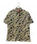A BATHING APE（ア ベイシング エイプ）の古着「カモ柄半袖シャツ」｜ベージュ