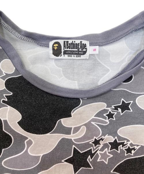 A BATHING APE（ア ベイシング エイプ）A BATHING APE (ア ベイシング エイプ) カモ柄ワンピース グレー サイズ:Sの古着・服飾アイテム