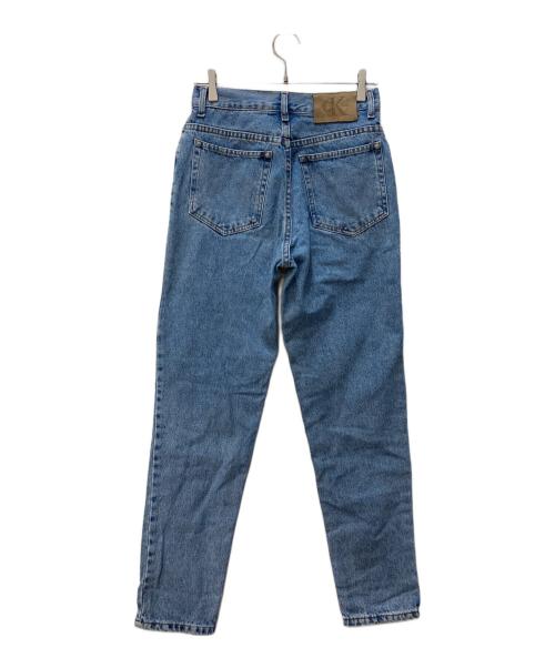 Calvin Klein Jeans（カルバンクラインジーンズ）Calvin Klein Jeans (カルバンクラインジーンズ) テーパードデニムパンツ スカイブルー サイズ:8/30の古着・服飾アイテム