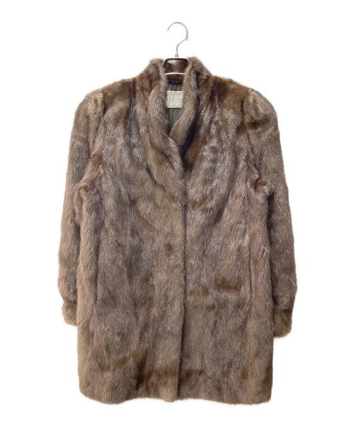 Malvoisie（マルヴォワジー）malvoisie (マルヴォワジー) ファージャケット ブラウン サイズ:13の古着・服飾アイテム