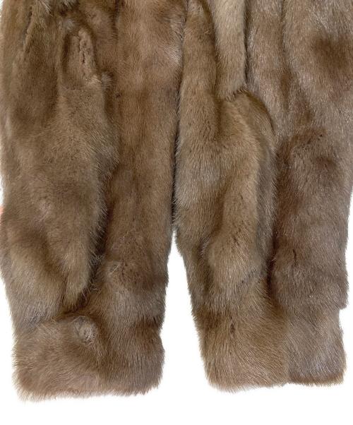 Malvoisie（マルヴォワジー）malvoisie (マルヴォワジー) ファージャケット ブラウン サイズ:13の古着・服飾アイテム