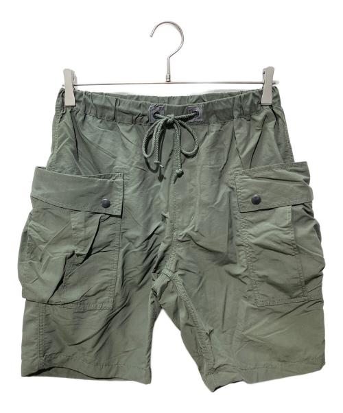 BEAMS PLUS（ビームスプラス）BEAMS PLUS (ビームスプラス) sage de cret (サージュデクレ) 2way ミリタリーショーツ オリーブ サイズ:Sの古着・服飾アイテム