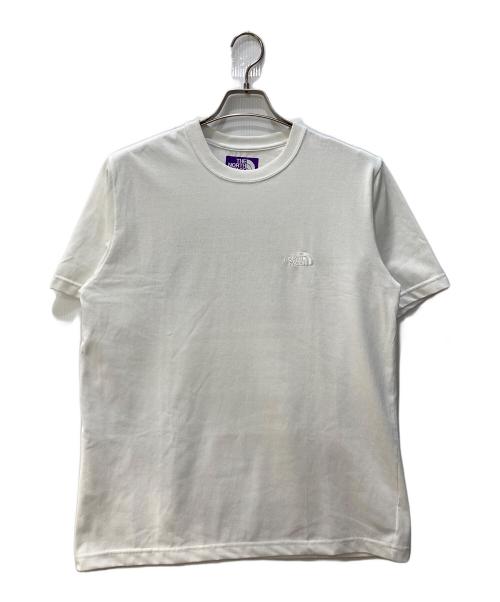 THE NORTHFACE PURPLELABEL（ザ・ノースフェイス パープルレーベル）THE NORTHFACE PURPLELABEL (ザ・ノースフェイス パープルレーベル) BEAMS (ビームス) プリントTシャツ ホワイト サイズ:Sの古着・服飾アイテム