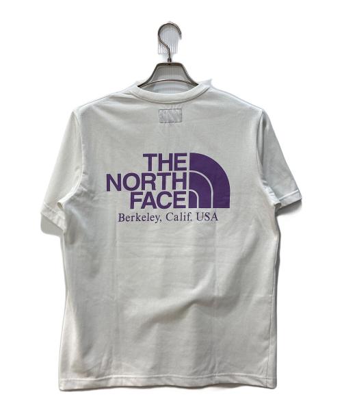 THE NORTHFACE PURPLELABEL（ザ・ノースフェイス パープルレーベル）THE NORTHFACE PURPLELABEL (ザ・ノースフェイス パープルレーベル) BEAMS (ビームス) プリントTシャツ ホワイト サイズ:Sの古着・服飾アイテム