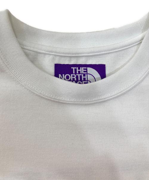 THE NORTHFACE PURPLELABEL（ザ・ノースフェイス パープルレーベル）THE NORTHFACE PURPLELABEL (ザ・ノースフェイス パープルレーベル) BEAMS (ビームス) プリントTシャツ ホワイト サイズ:Sの古着・服飾アイテム