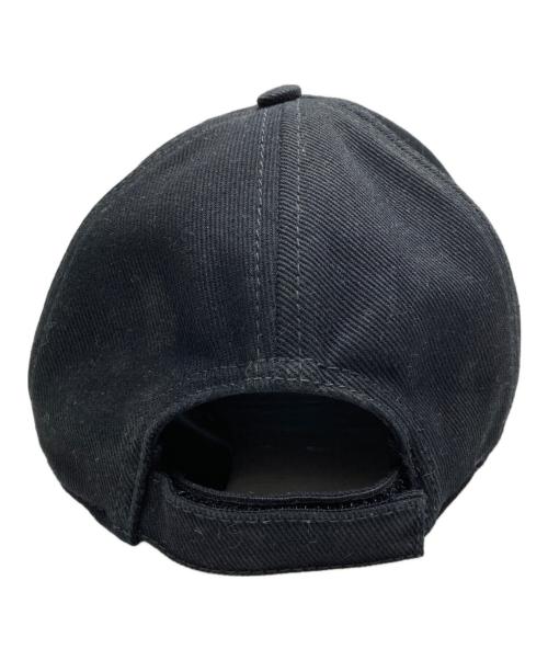 MIU MIU（ミュウミュウ）MIU MIU (ミュウミュウ) ベースボールキャップ ブラック サイズ:Ⅿの古着・服飾アイテム