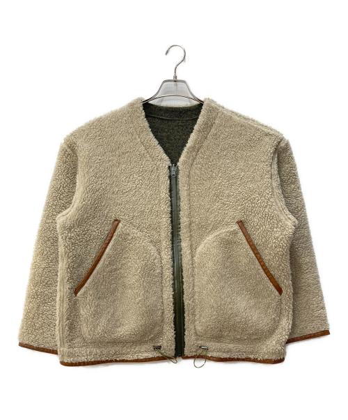 MULLER（ミューラー）MULLER (ミューラー) リバーシブルボアジャケット ブラウン サイズ:S 未使用品の古着・服飾アイテム