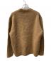 BEAMS (ビームス) 3ゲージ インターシャ クルーネック ニット ブラウン サイズ:L：4000円