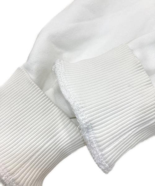 Calvin Klein Jeans（カルバンクラインジーンズ）Calvin Klein Jeans (カルバンクラインジーンズ) ロゴスウェット ホワイト×ブラック サイズ:Sの古着・服飾アイテム