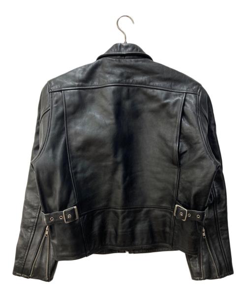 HARLEY-DAVIDSON（ハーレーダビッドソン）HARLEY-DAVIDSON (ハーレーダビッドソン) シングルライダースジャケット ブラック サイズ:Mの古着・服飾アイテム