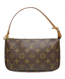 LOUIS VUITTON（ルイ ヴィトン）の古着「モノグラム ポシェット・アクセソワール」｜ブラウン