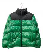 REPLAYリプレイ）の古着「エコダウンジャケット」｜グリーン×ブラック
