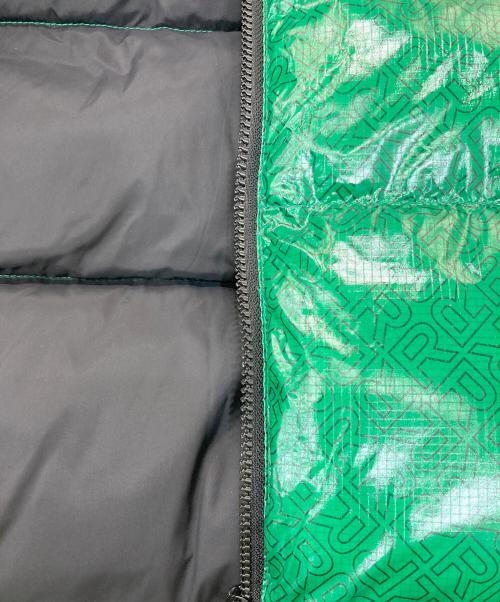 REPLAY（リプレイ）REPLAY (リプレイ) エコダウンジャケット グリーン×ブラック サイズ:Lの古着・服飾アイテム