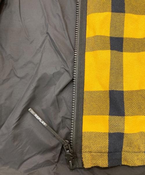 REPLAY（リプレイ）REPLAY (リプレイ) イエローチェックコットンツイルシャツパーカー イエロー サイズ:Mの古着・服飾アイテム