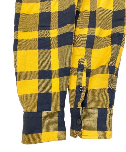 REPLAY（リプレイ）REPLAY (リプレイ) イエローチェックコットンツイルシャツパーカー イエロー サイズ:Mの古着・服飾アイテム