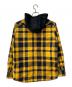 REPLAY (リプレイ) イエローチェックコットンツイルシャツパーカー イエロー サイズ:M：5000円