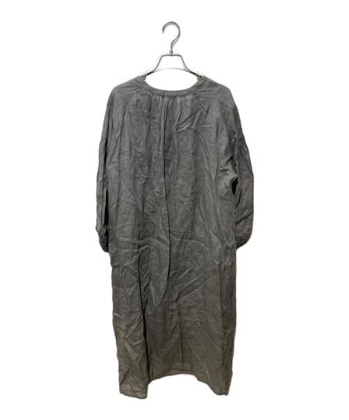 ADIEU TRISTESSE（アデュートリステス）ADIEU TRISTESSE (アデュートリステス) リネンブラウスワンピース グレー サイズ:記載なしの古着・服飾アイテム