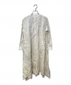 LOISIRロワズィール）の古着「リネンブラウスワンピース」｜アイボリー