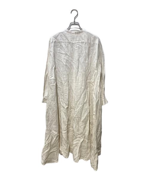 LOISIR（ロワズィール）LOISIR (ロワズィール) リネンブラウスワンピース アイボリー サイズ:Sの古着・服飾アイテム