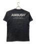 AMBUSH (アンブッシュ) LOGO PRINT T-SHIRT ブラック サイズ:2：8000円