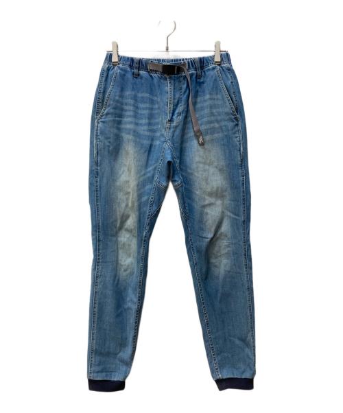 GRAMICCI（グラミチ）GRAMICCI (グラミチ) ストレッチデニムリブパンツ オッシュマンズ別注 スカイブルー サイズ:Sの古着・服飾アイテム