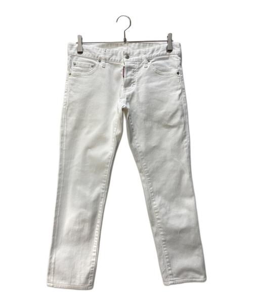 DSQUARED2（ディースクエアード）DSQUARED2 (ディースクエアード) デニムパンツ ホワイト サイズ:44の古着・服飾アイテム