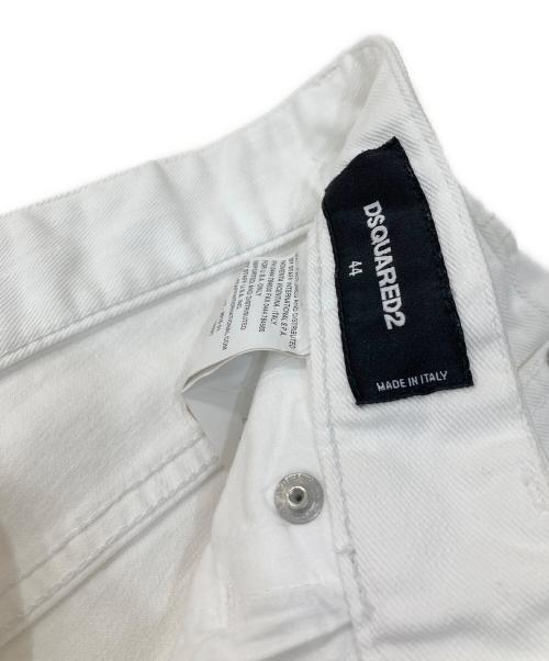 DSQUARED2（ディースクエアード）DSQUARED2 (ディースクエアード) デニムパンツ ホワイト サイズ:44の古着・服飾アイテム