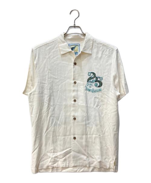 TOMMY BAHAMA（トミーバハマ）TOMMY BAHAMA (トミーバハマ) シルクアロハシャツ アイボリー サイズ:Sの古着・服飾アイテム