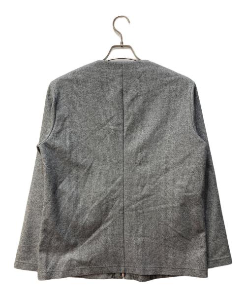 COMME CA MEN（コムサ・メン）COMME CA MEN (コムサ・メン) 【DOWN FABRIC】ジップアップ はっぴカーディガン グレー サイズ:Sの古着・服飾アイテム
