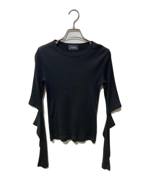soduk（スドーク）soduk (スドーク) ロングスリーブカットソー ブラック サイズ:サイズ表記なしの古着・服飾アイテム