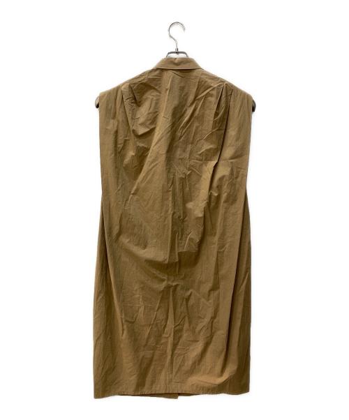 RITO（リト）RITO (リト) ノースリーブシャツワンピース ベージュ サイズ:38の古着・服飾アイテム
