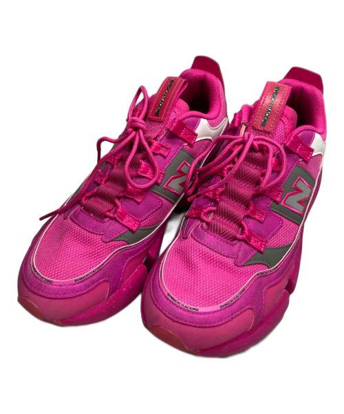 NEW BALANCE（ニューバランス）NEW BALANCE (ニューバランス) JADEN SMITH (ジェイデン スミス) Vision Racer ショッキングピンク サイズ:27.5の古着・服飾アイテム