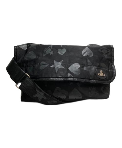 Vivienne Westwood（ヴィヴィアンウエストウッド）Vivienne Westwood (ヴィヴィアンウエストウッド) メッセンジャーバッグ ブラックの古着・服飾アイテム