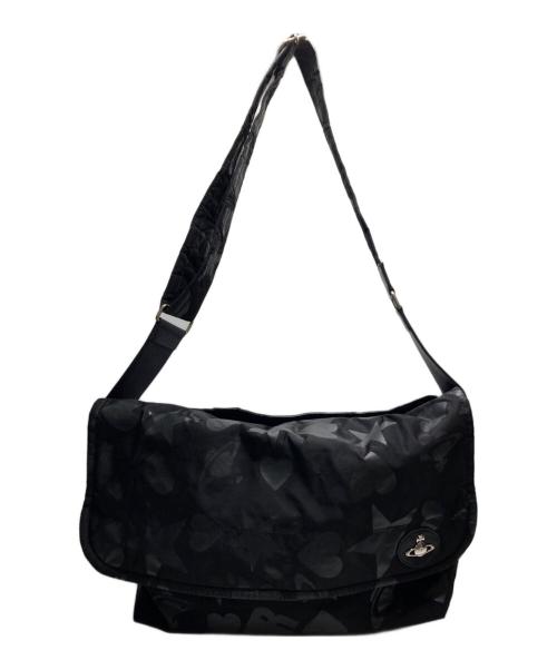 Vivienne Westwood（ヴィヴィアンウエストウッド）Vivienne Westwood (ヴィヴィアンウエストウッド) メッセンジャーバッグ ブラックの古着・服飾アイテム