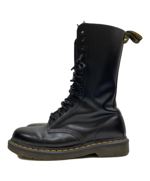 Dr.Martens（ドクターマーチン）Dr.Martens (ドクターマーチン) 14ホールブーツ ブラック サイズ:印字が消えている為不明の古着・服飾アイテム
