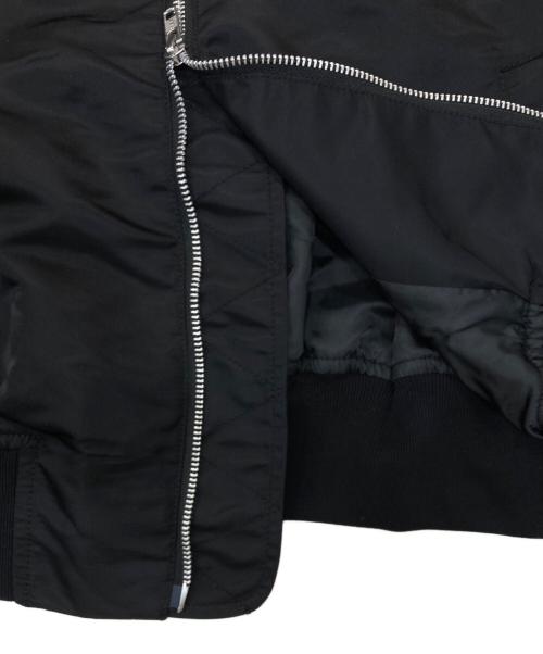 crinkle crinkle crinkle（クリンクル クリンクル クリンクル）crinkle crinkle crinkle (クリンクル クリンクル クリンクル) フリルブルゾンジャケット ブラック サイズ:FREEの古着・服飾アイテム