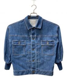 BEARDSLEY（ビアズリー）の古着「袖パフGジャン」｜インディゴ