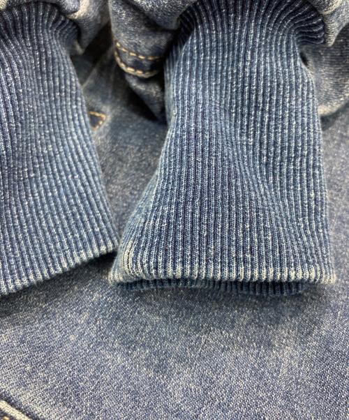 BEARDSLEY（ビアズリー）BEARDSLEY (ビアズリー) 袖パフGジャン インディゴ サイズ:Fの古着・服飾アイテム