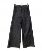 woadblueウォードブルー）の古着「ブレット カーヴィーデニム」｜ブラック