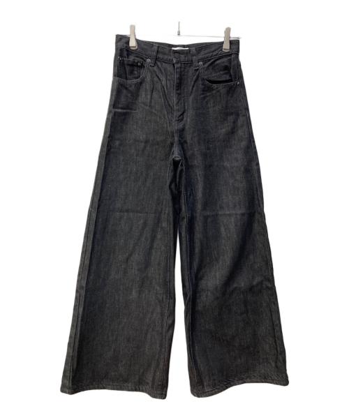 woadblue（ウォードブルー）woadblue (ウォードブルー) ブレット カーヴィーデニム ブラック サイズ:23の古着・服飾アイテム