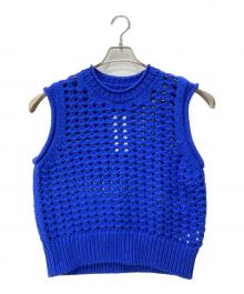 BATONER（バトナ―）の古着「BIG MESH VEST」｜ブルー