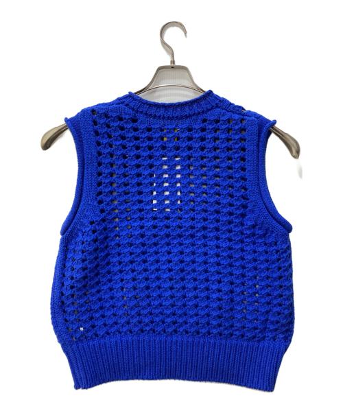 BATONER（バトナ―）BATONER (バトナ―) BIG MESH VEST ブルー サイズ:1 未使用品の古着・服飾アイテム