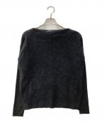 Demi-Luxe Beamsデミルクス ビームス）の古着「フラッフィー ボートネック ニット」｜ブラック