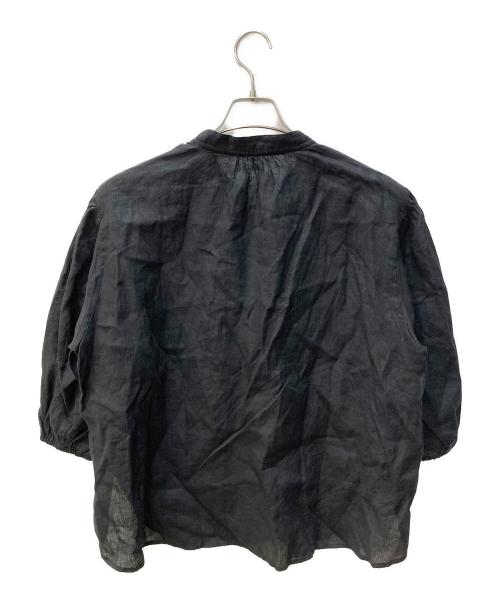 kurashi&trips（クラシアンドトリップ）kurashi&trips (クラシアンドトリップ) 香菜子さんとつくった2WAYリネンブラウス ブラック サイズ:Freeの古着・服飾アイテム