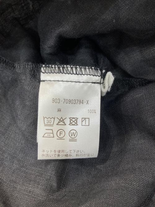 kurashi&trips（クラシアンドトリップ）kurashi&trips (クラシアンドトリップ) 香菜子さんとつくった2WAYリネンブラウス ブラック サイズ:Freeの古着・服飾アイテム