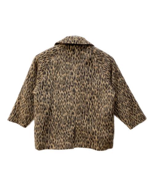 ticca（ティッカ）ticca (ティッカ) レオパードシャギーピーコート ブラウン サイズ:FREEの古着・服飾アイテム